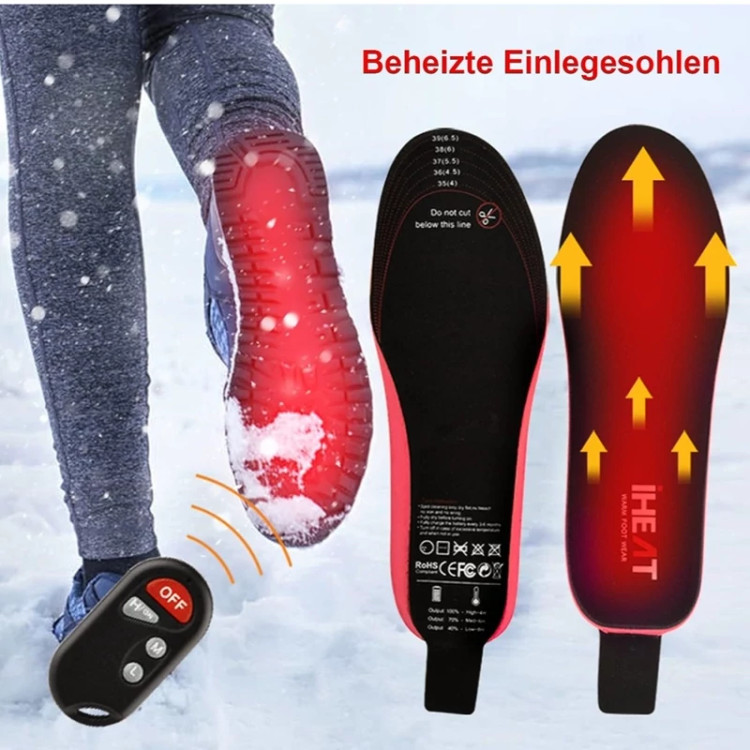 کف پوش حرارتی کفش کوهنوردی iHEAT مردانه کنترل از راه دور