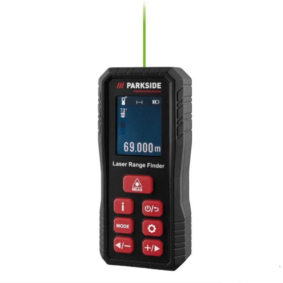 متر لیزری پارکساید پرفورمنس با لیزر سبز 75 متر  PARKSIDE PLEMP 75 A1