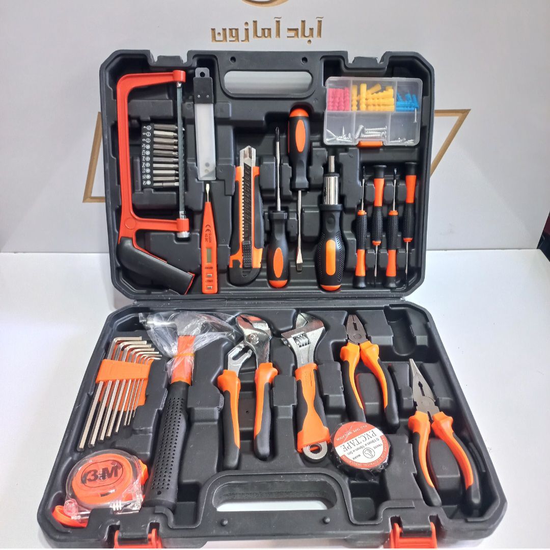 مجموعه ابزار کارگاهی 100 عددی ابزارآلات   NOTIG