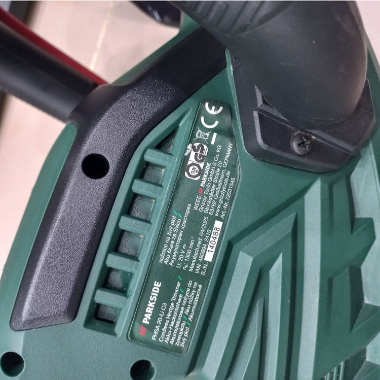 شمشاد زن شارژی پارکساید PARKSIDE® PHSA 20-Li C3