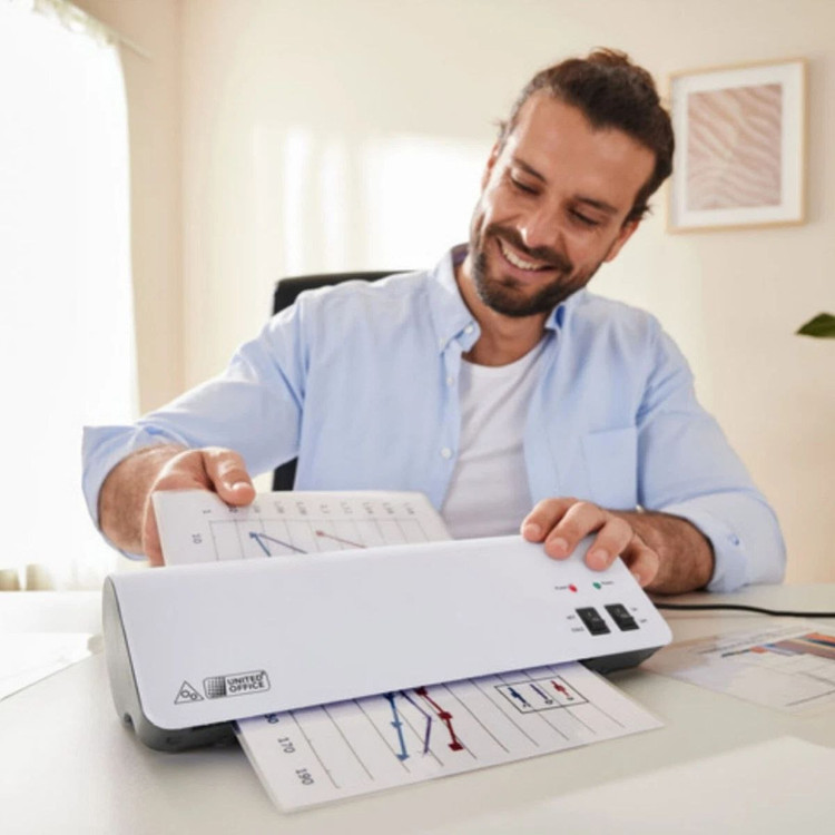 دستگاه لمینیتور و پرس کارت یونایتد آفیس (United Office) مدل ULG 300 B1